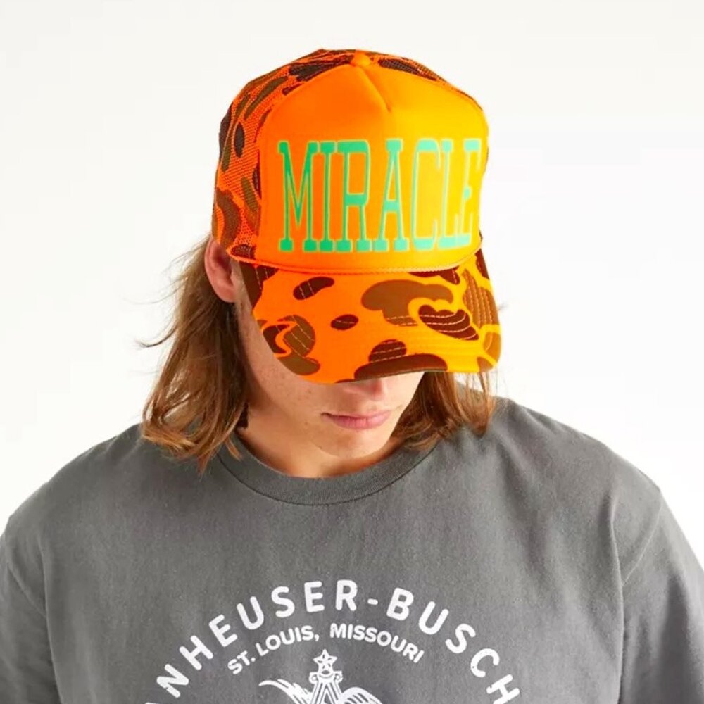 Urban Outfitters Ascot + Hart Miracle Camo Trucker Hat